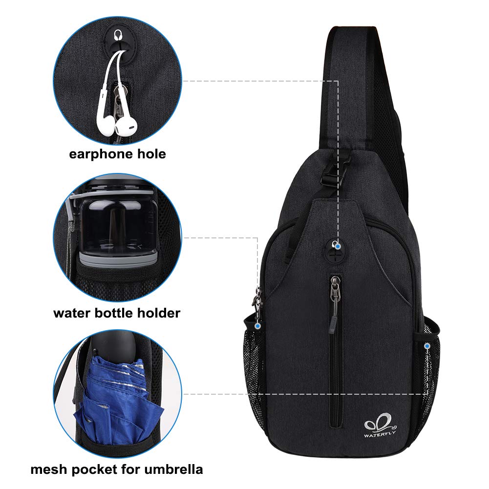 Versatile Crossbody Sling Backpack - Travel Hiking Chest Bag Sling Bag for Ultimate Convenience and Comfort