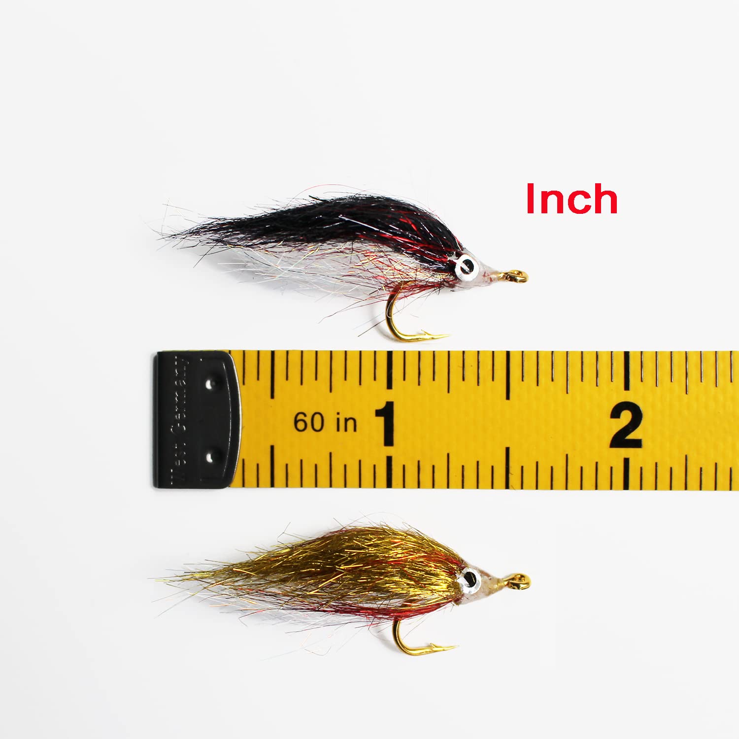 Fly Fishing Flies Lures Wounded Minnow Fly Slowly Sinking Salmon