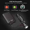 USB Rechargeable Magnetic LED Flashlight