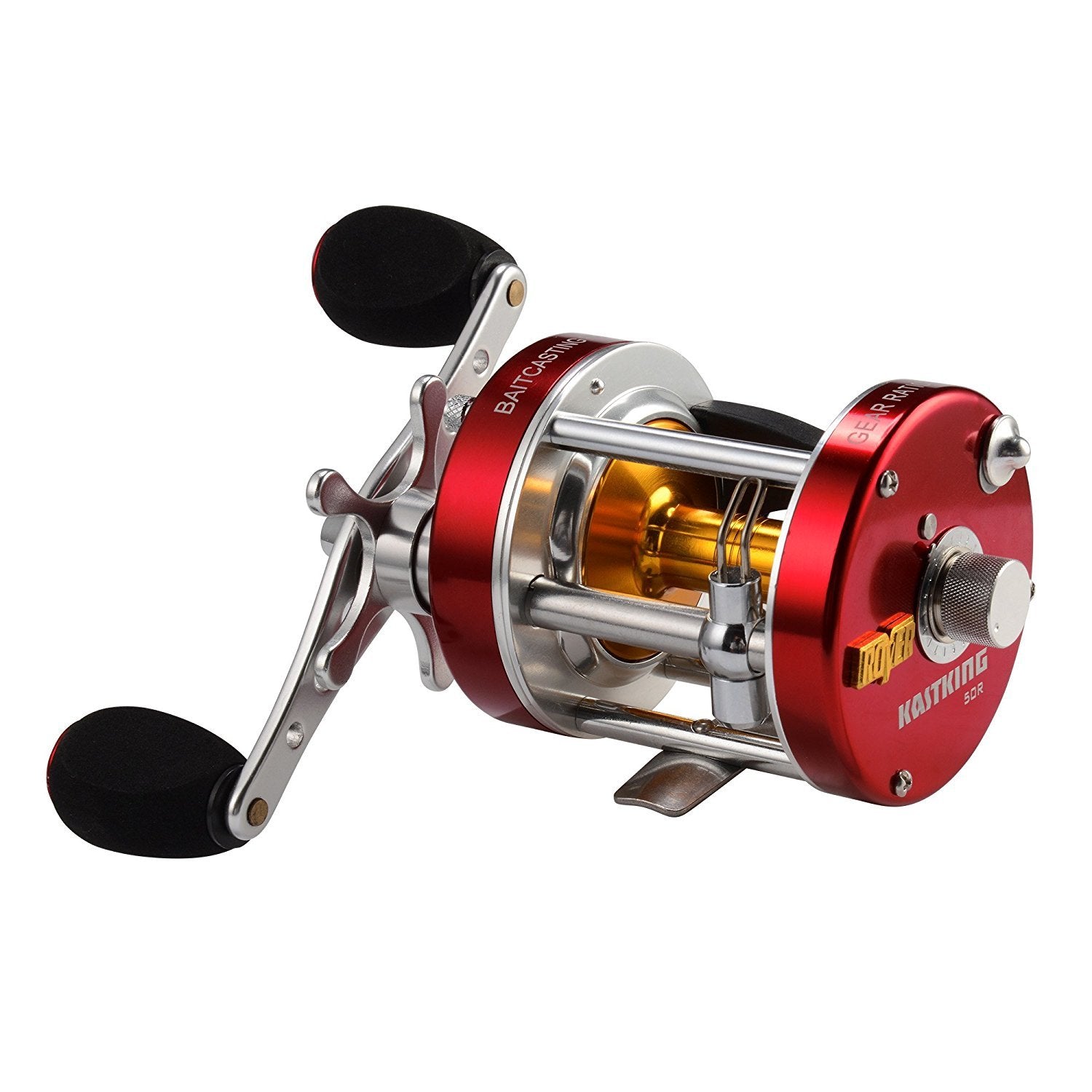 baitcast or conventional reel SAMOLLA Baitcasting Fishing 44-66 LB Max Drag, Saltwater Round Baitcaster Reel with Aircraft Aluminum CNC Body, 2.8:1/4.4:1 Gear Ratio & 5+1/7+1 Bearings Trolling Reel for Tuna, Salmon, Marlin : Sports & Outdoors Contender Conventional Reel