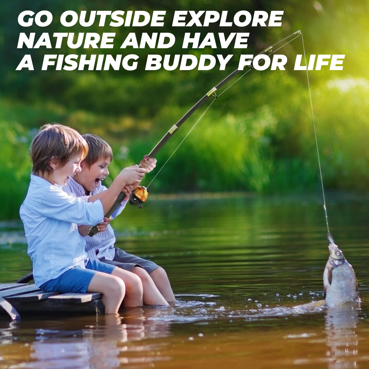 Complete Starter Junior Beginner Kids Fishing Rod & Reel Kit Set Inc. All  Tackle 799632695257