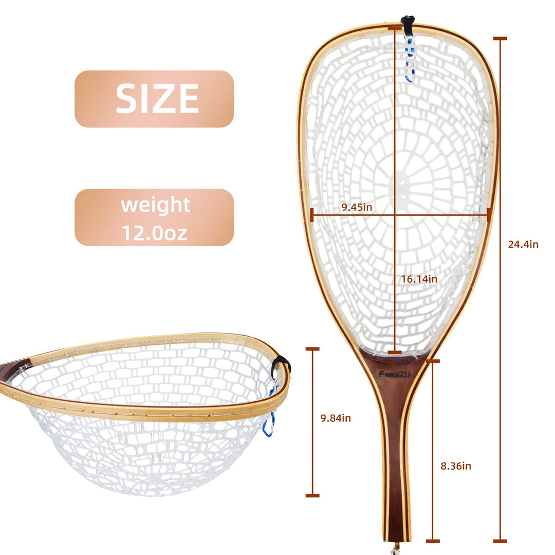 Best Accesories Fly-Fishing Net Thoughtful Wood