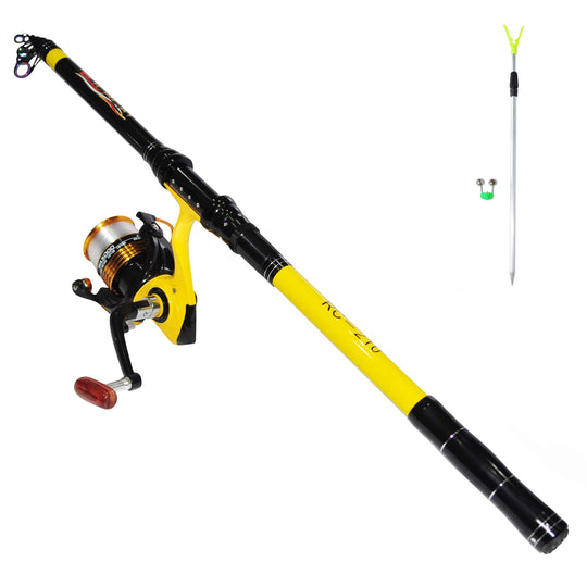 Best Fishing Rod and Reel Combo - Telescopic Medium Heavy Poles and Reels for Perfect Fishing Experience
