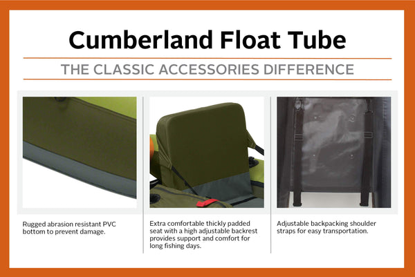 classic accessories cumberland fishing float tube Tube, Apple Green/Olive Every fishermans dream Classic Accessories Cumberland Cumberland Fishing