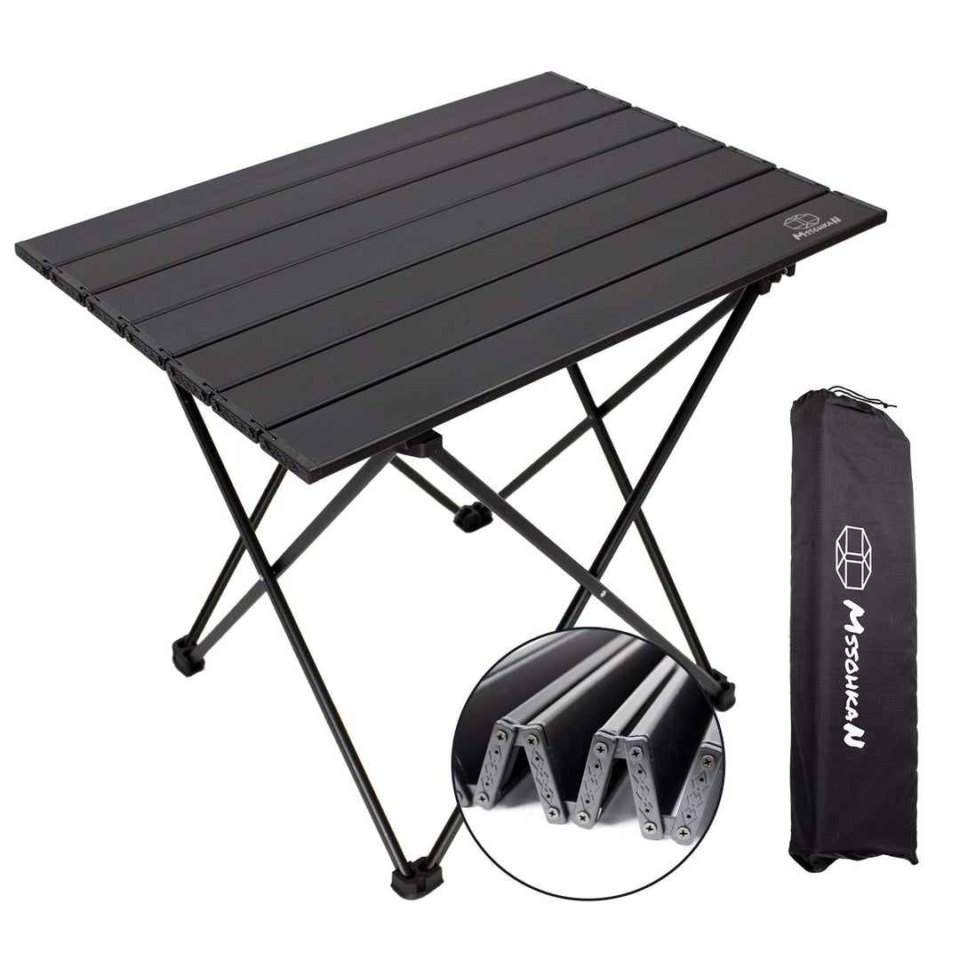 "Folding Portable Camp Side Table | Lightweight Outdoor Camping Table for Hiking, Picnics & Travel"