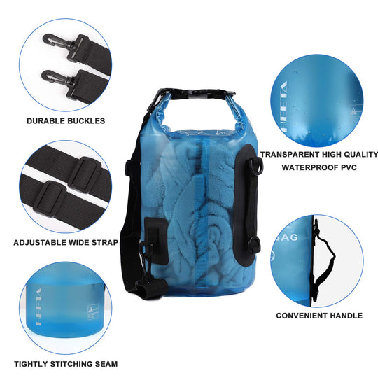 Top Lightweight Dry Storage Bag Backpack with Phone Case