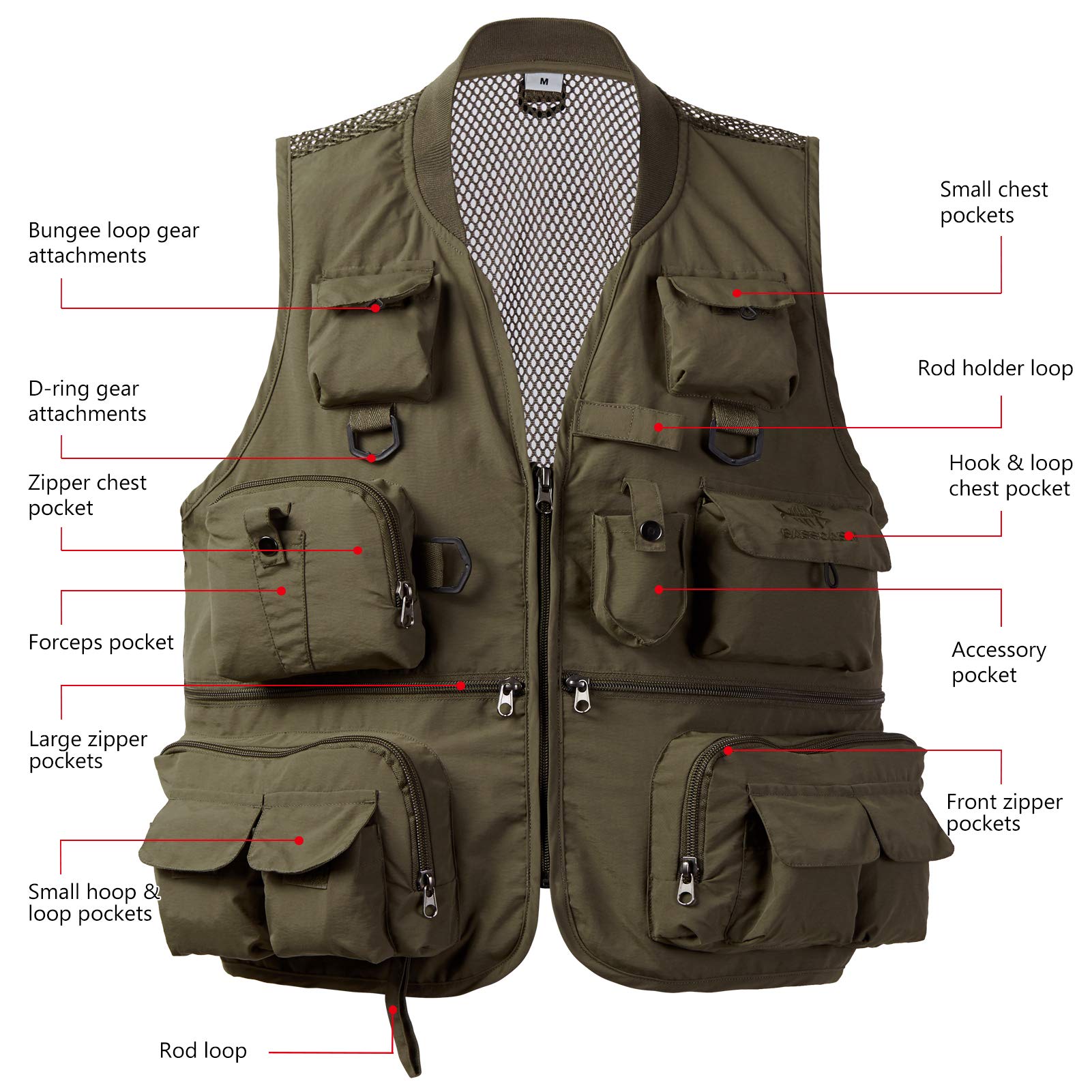 Versatile Tactical Vest for Hunting and Fishing