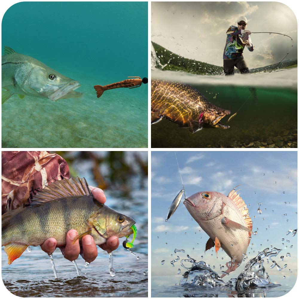 bass pond fishing lures kit Fishing accessories, for Freshwater Bait Tackle Kit- 78 Piece
