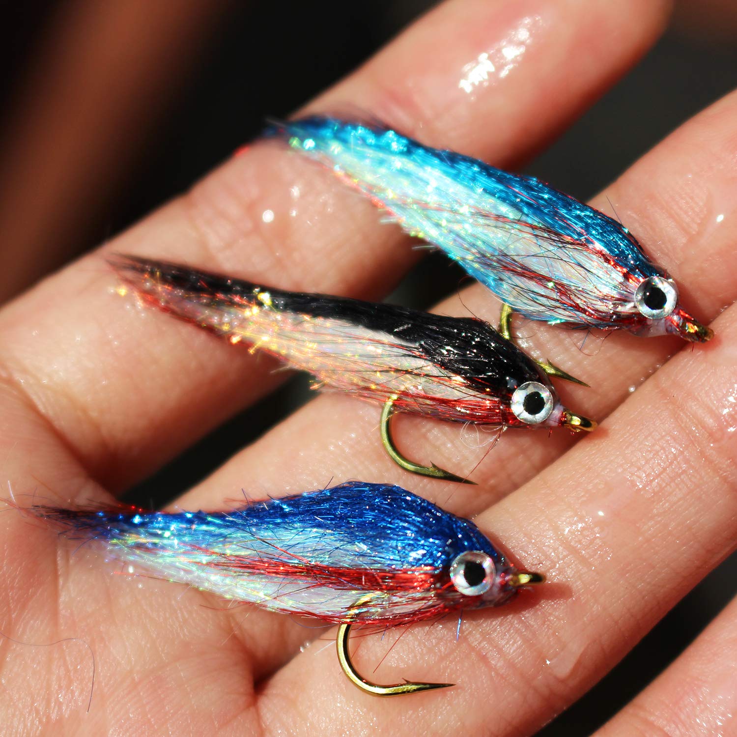 Fly Fishing Lures for Trout Fishing and Other Freshwater Fish - Set of 48  Hand Tied Fishing