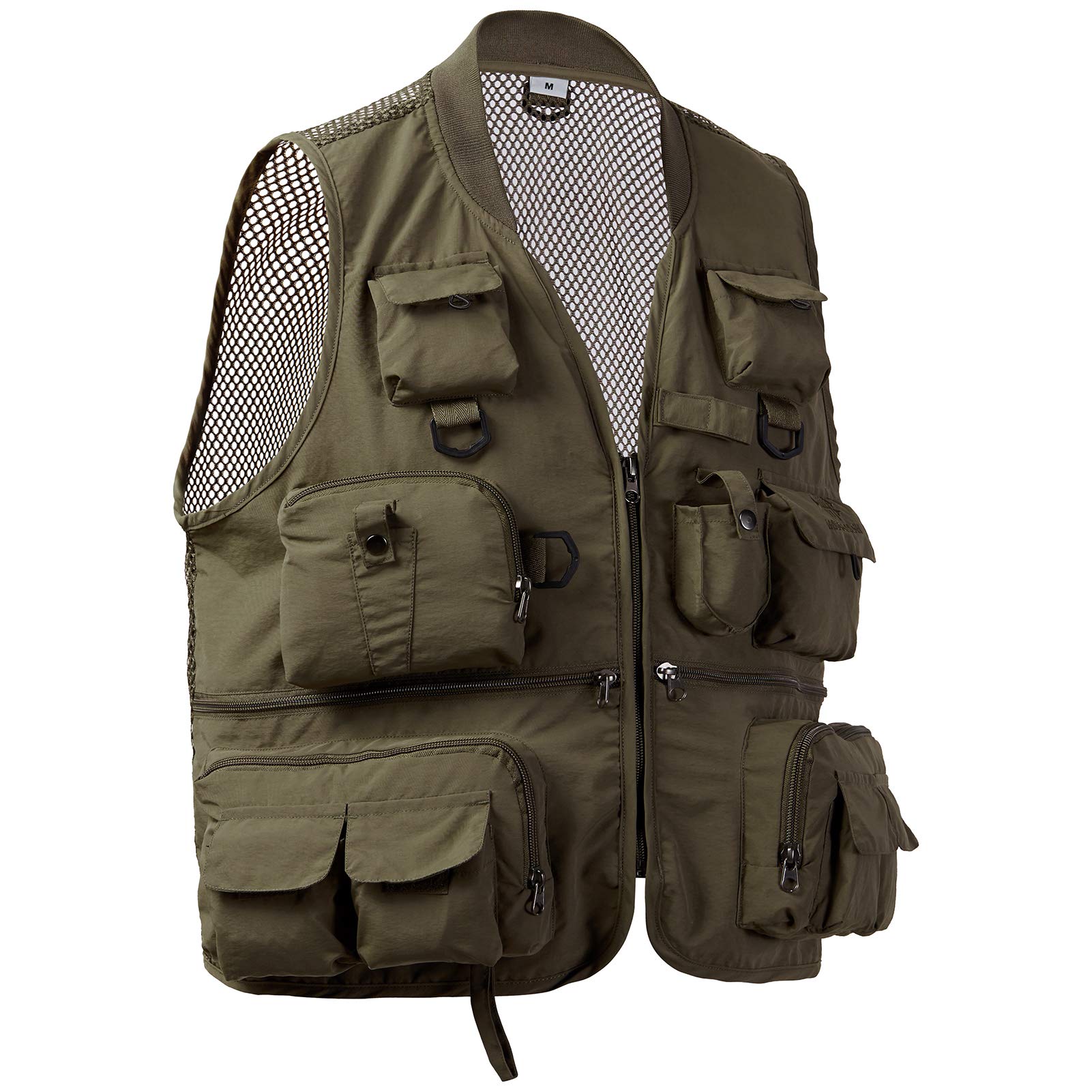 7XL Plus Size Mesh Multi-pocket Vest Men Women Outdoor Sport Fishing Vest  Photography Work Clothes Casual Cargo Vest Jacket