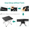 Camp Table, Small Folding Table Portable Table