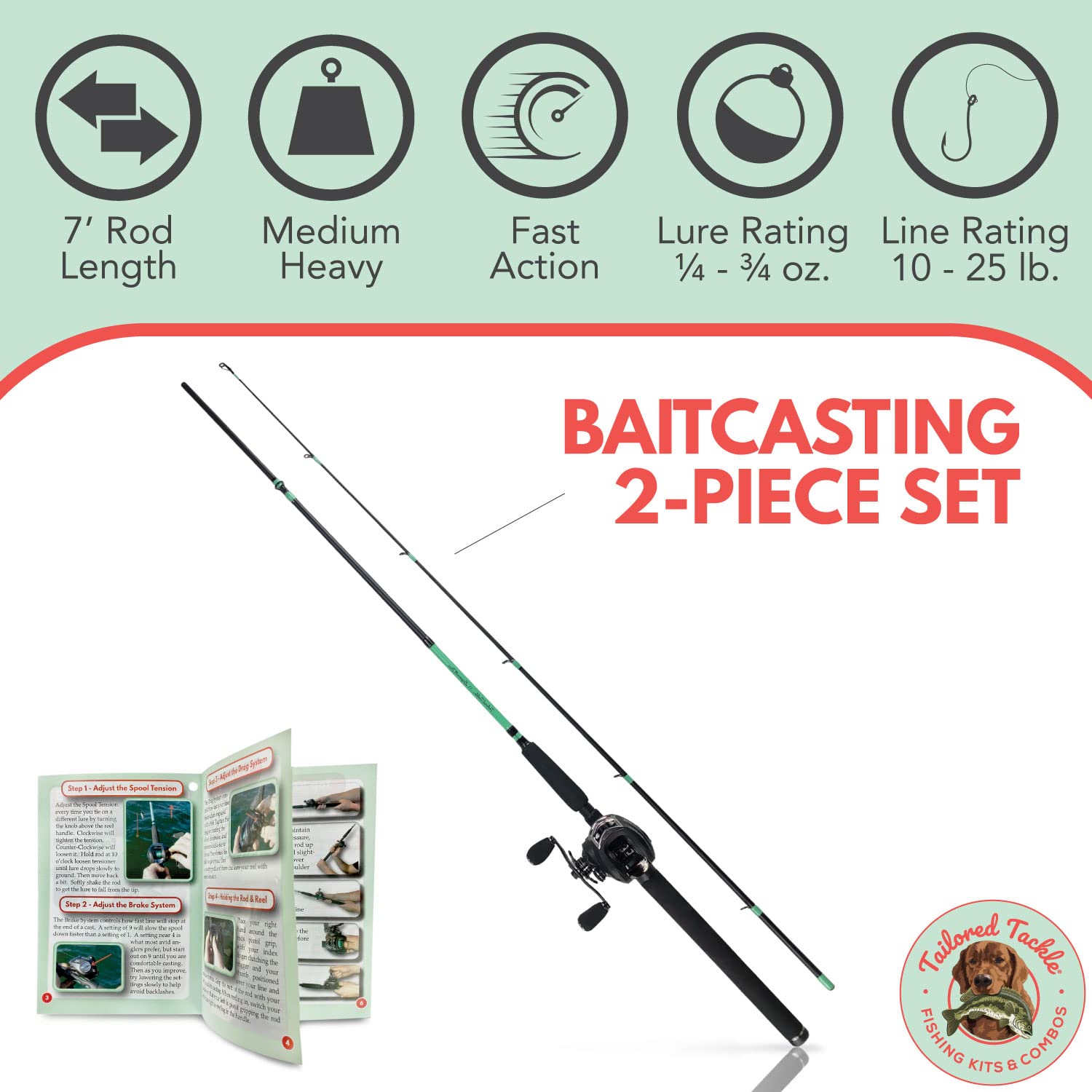 Tailored Tackle Fishing Rods & Reel - Ocklawaha Outback