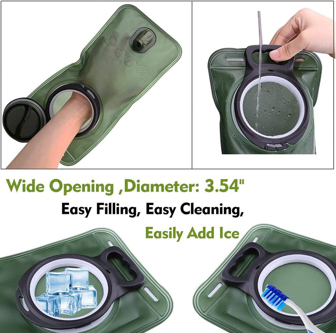 Hydration Bladder, 2L-3L Leak Proof Water Reservoir Storage Bag for Hiking Backpack