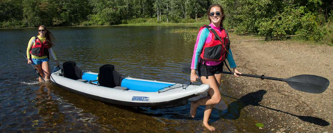 Fast Track Inflatable Fishing & Exploring Kayak