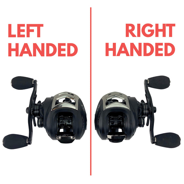are fishing reels right or left handed Tailored Tackle Rods & Reel Color:BLACK Rebel Humpback Crankbait, Silver starter kit