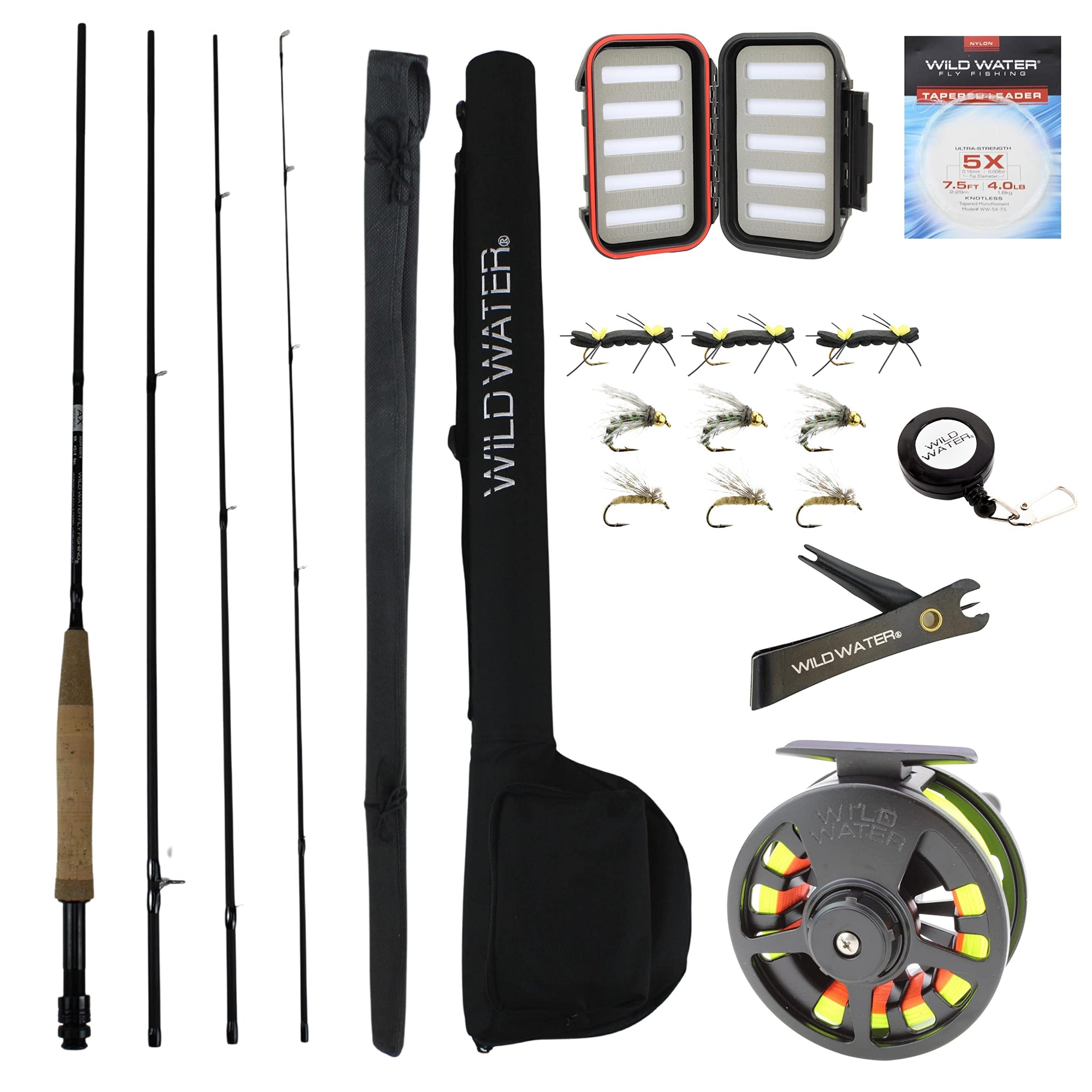 best fly fishing starter rod Mangler Kit Beginner Fly & Reel Outfit It also has an assortment of float indicators PLUSINNO Fly Fishing Rod and