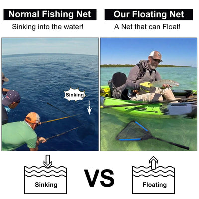 Floating Landing Net, Fishing Net, Fly Fishing Net, Fly Net