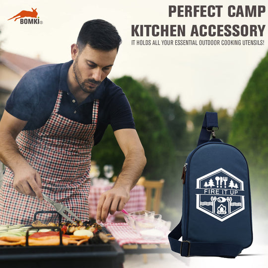 Grilling and Camping Cooking Utensils Set for The Outdoors BBQ