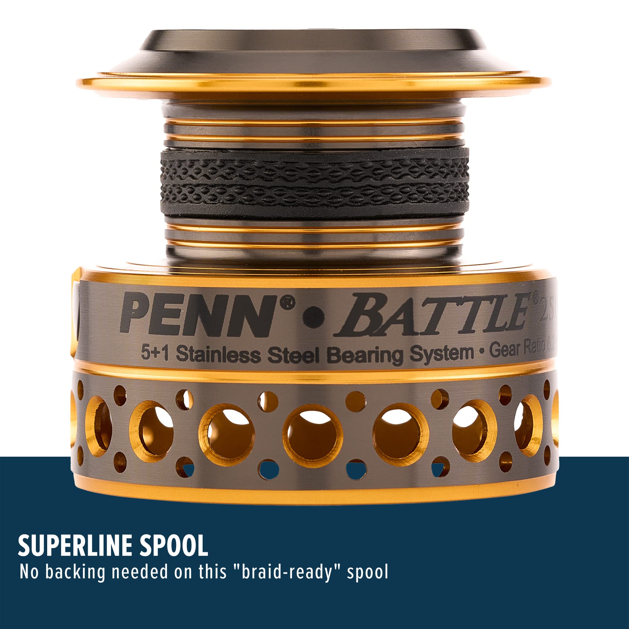 penn battle spinning reels spare spools Battle Spinning Reel Kit 5000
