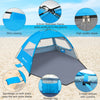 Beach Shade Tent - Sun Shelter for UV Protection and Comfortable Relaxation