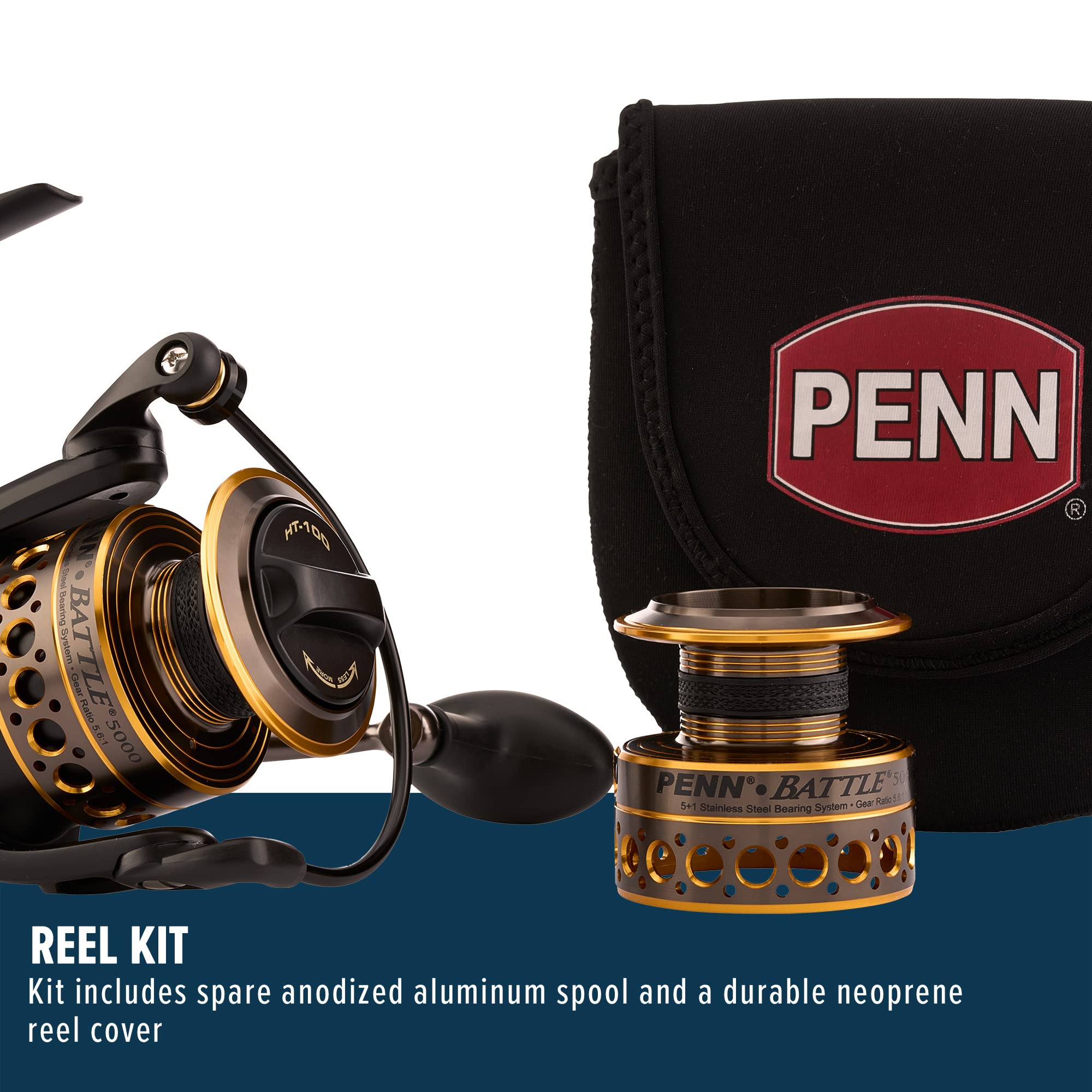 Penn Neoprene Spinning Fishing Reel Cover - Choose Size