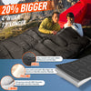 "XL Queen Size Double Sleeping Bag for Adults & Children with Pillow - Comfortable and Spacious Camping Sleep System"