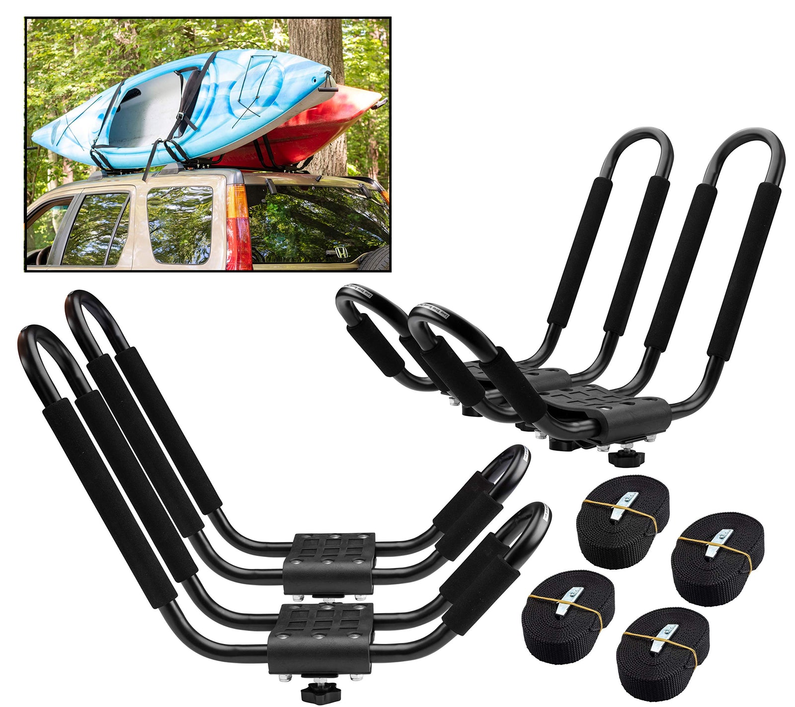 Sup + Kayak Roof Rack Set