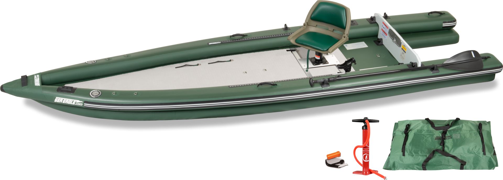 FishSkiff™ Solo Startup 16 Inflatable Fishing Boat - Ultimate Solo Fis -  Ocklawaha Outback