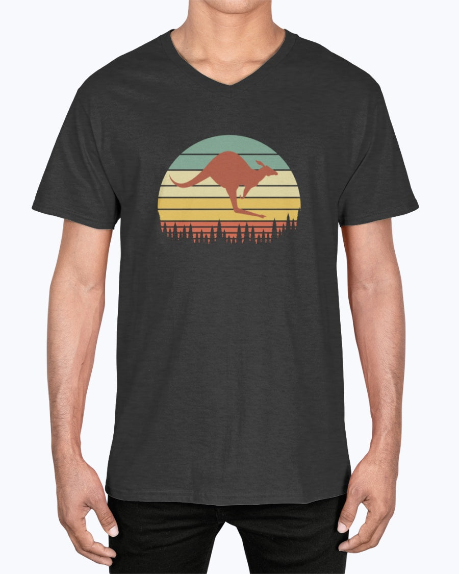 Unisex Short Sleeve V-Neck Tee