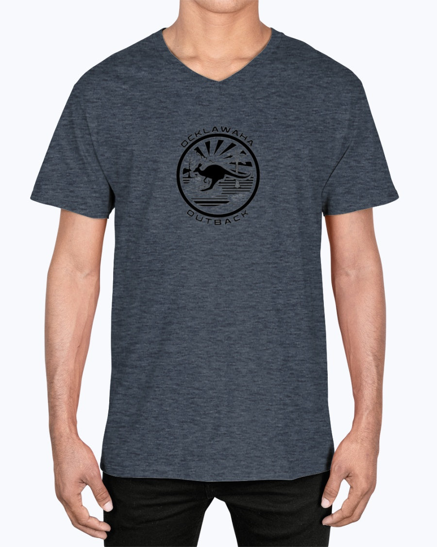 Ocklawaha Outback Mens Short Sleeve V-Neck Tee
